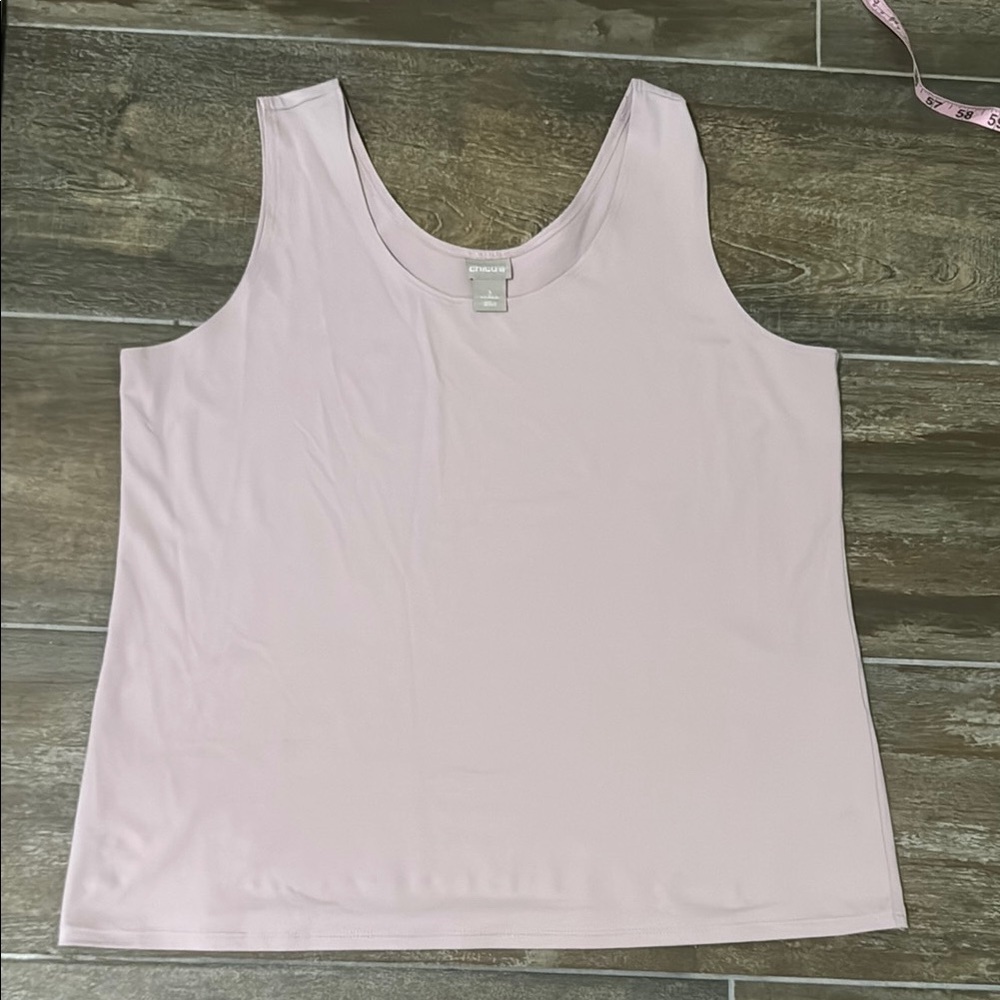 Chico's light purple/mauve Tank Top with Scoop Neck